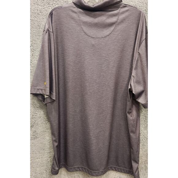 JACK NICKLAUS Men's Space Dye Argyle Short Sleeve Polo, Size XXL - Picture 2 of 6